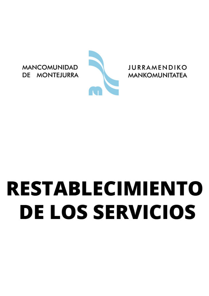Ante la nueva fase de desescalada en la que nos encontramos, Mancomunidad de Montejurra va ir restableciendo los servicios suspendidos