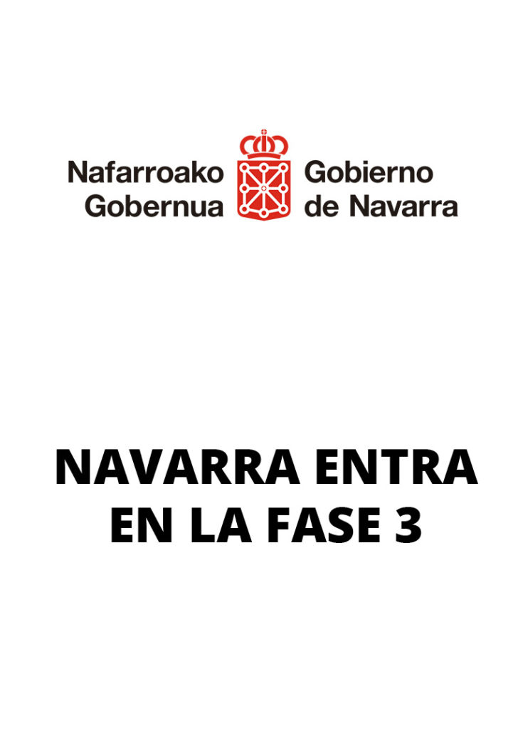 Navarra entra en la Fase 3 del Plan para la Transición hacia una nueva normalidad