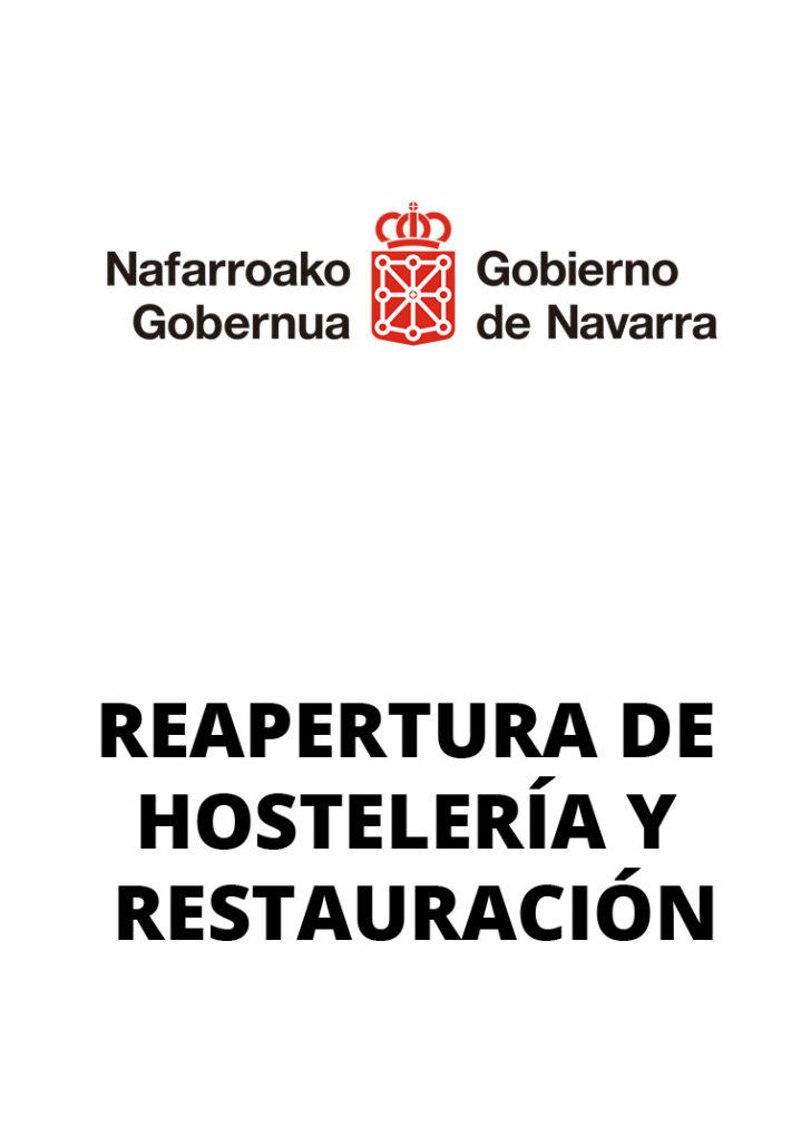 Orden foral por la que se establecen medidas para la reapertura de locales de hostelería y restauración, permitidas en la fase II