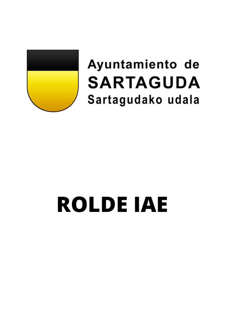Se informa a todos los vecinos del municipio de Sartaguda sobre el plazo de pago en periodo voluntario del ROLDE IAE del año 2022.