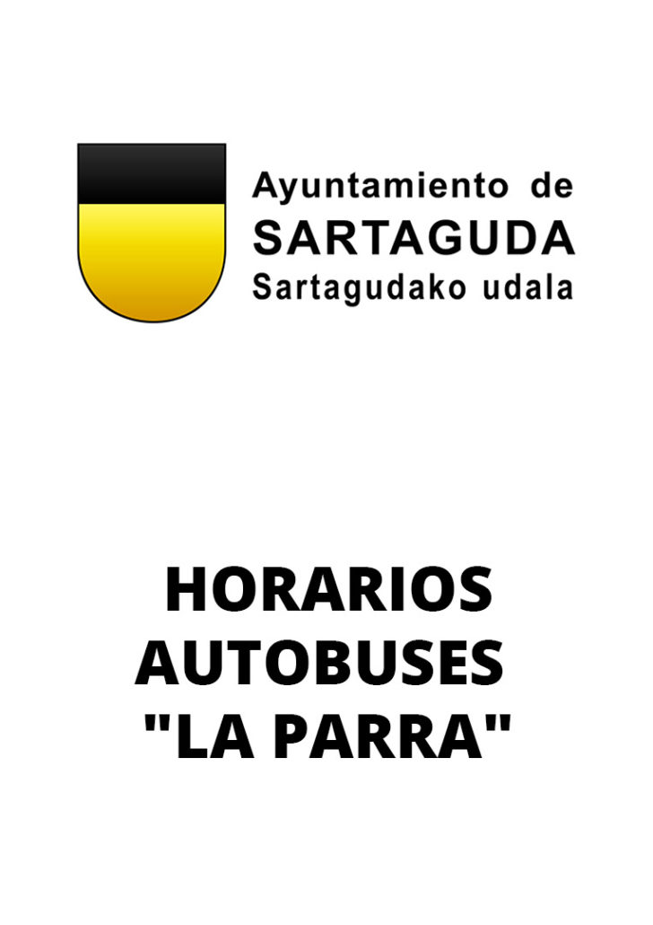 Servicios de autobuses de La Parra actualizados.