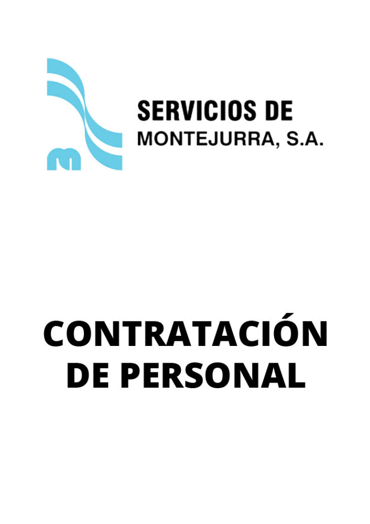 Anuncio de contratación de un encargado/a de mantenimiento del servicio de aguas para la base de Lodosa, Servicios de Montejurra, S.A.