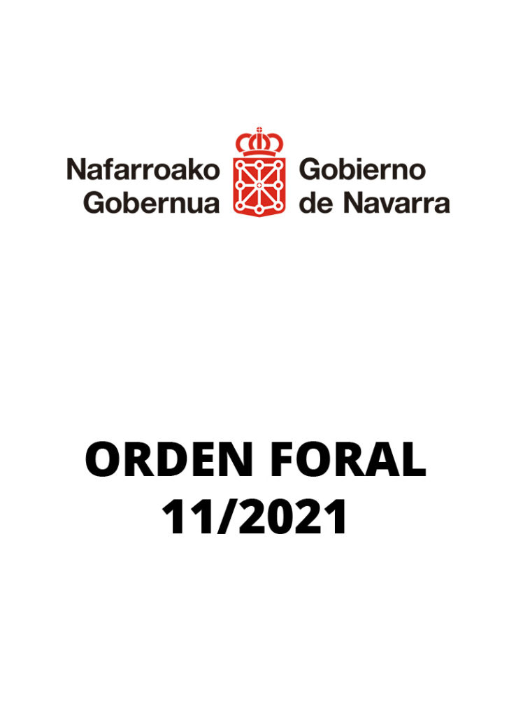 Orden foral 11/2021 por la que se adoptan medidas específicas de prevención ante el Covid-19.