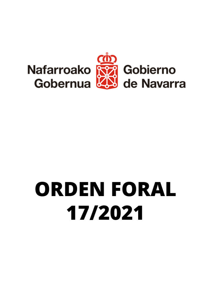 Orden foral 17/2021 por la que se adoptan medidas específicas de prevención ante el Covid-19.