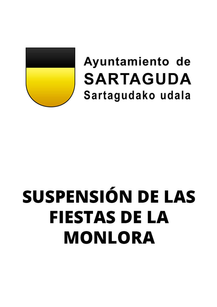 Se suspenden las Fiestas de La Monlora previstas para los días 17, 18 y 19 de diciembre de 2021.