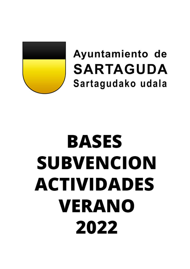 Bases reguladoras de la concesión de ayudas para la promoción de actividades culturales, educativas y deportivas durante el verano 2022.