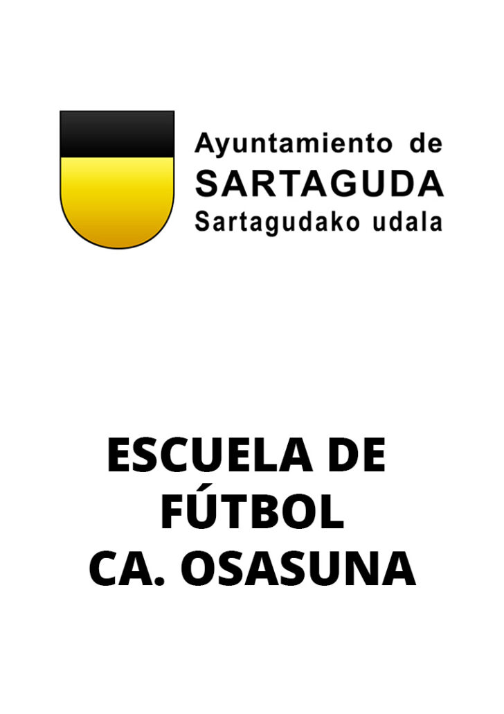 Escuela de Fútbol CA. Osasuna, charla de presentación de la escuela de Fútbol de la nueva temporada 22/23, Sartaguda.