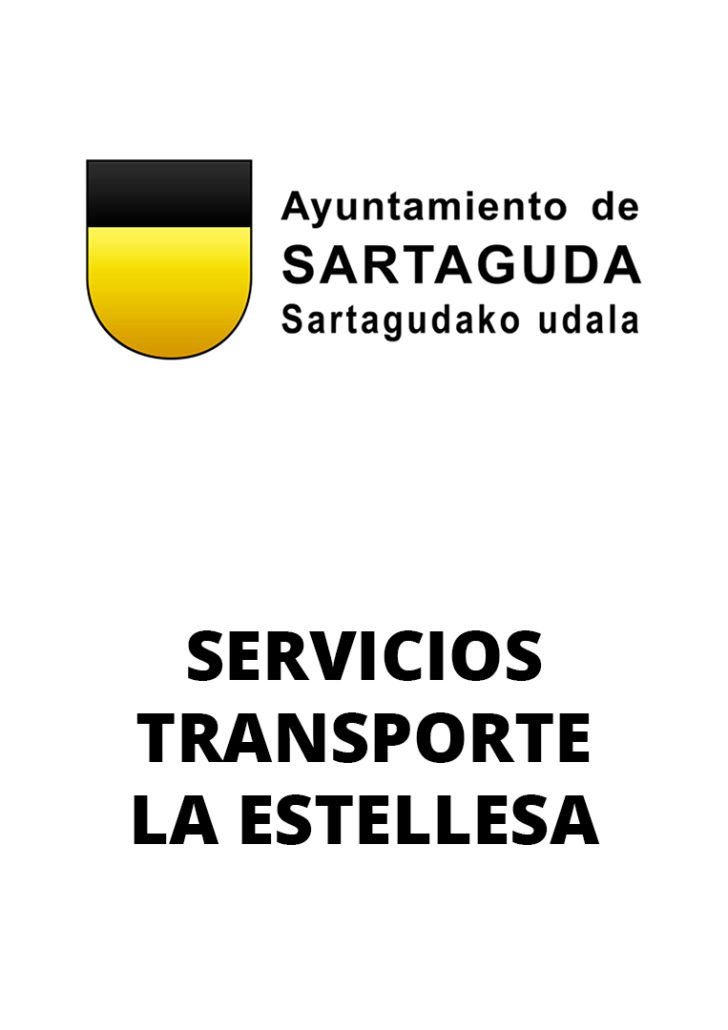 El Ayuntamiento de Sartaguda os informa sobre los servicios de transporte de Autobús para estas navidades de La Estellesa.
