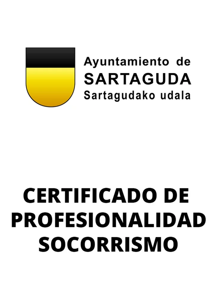 Certificado de Profesionalidad de Socorrismo, aprovecha la oportunidad, Comienza el 1 de marzo, horario de 09:00 a 14:20.