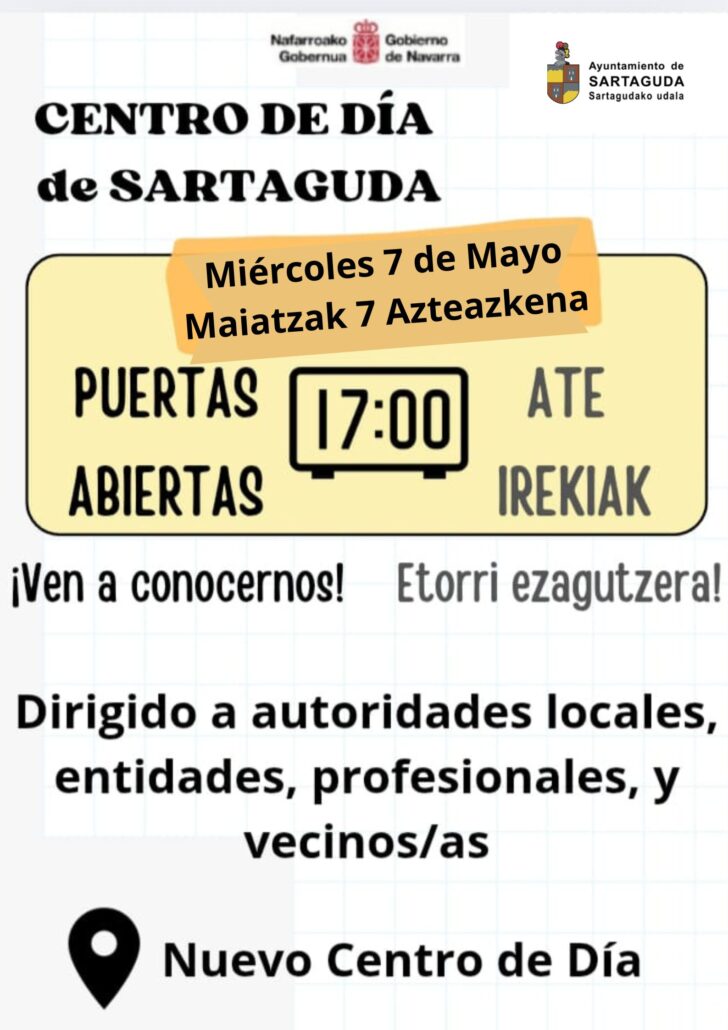 Jornada de puertas abiertas en el nuevo Centro de Día. ¡Ven a descubrir este espacio pensado para el bienestar de nuestros mayores!