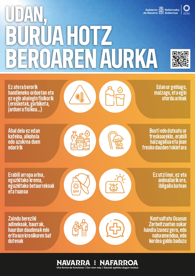 ALERTA TENPERATURA ALTUAK DIRELA ETA