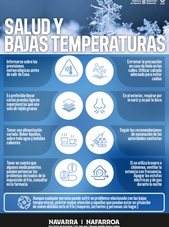 Salud y bajas temperaturas Salud y bajas temperaturas