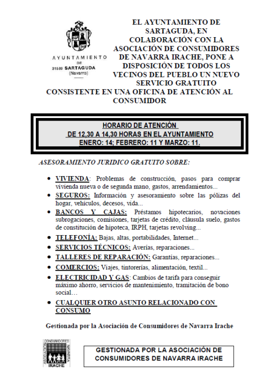 Oficina atención al consumdor Oficina atención al consumdor