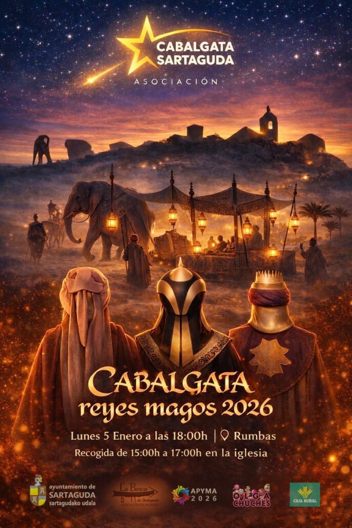 Sartaguda se llena de magia con la Cabalgata de Reyes Magos 2026, una tarde única para disfrutar en familia, ilusión y tradición.