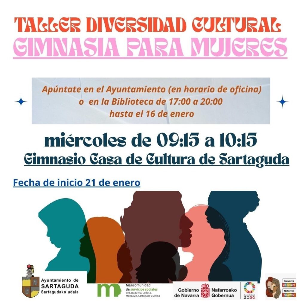 Actividad dirigida a mujeres dentro del Taller de Diversidad Cultural, enfocada al bienestar físico y la convivencia.