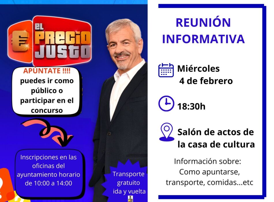 Reunion precio justo Reunion precio justo