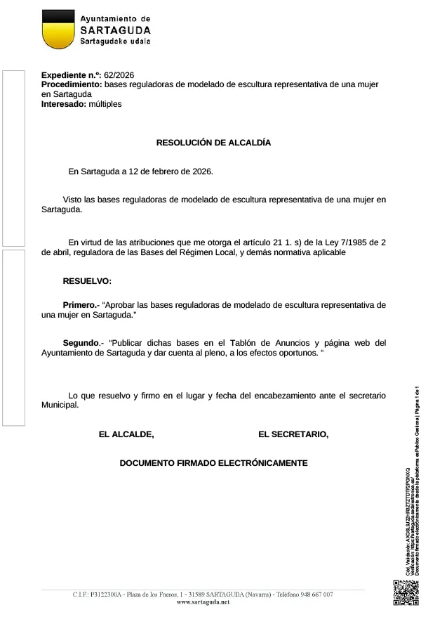 Img resolucion Convocatoria Modelado Escultura Mujer