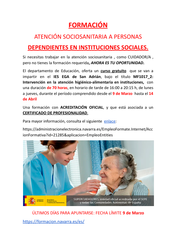 Formación san adrian