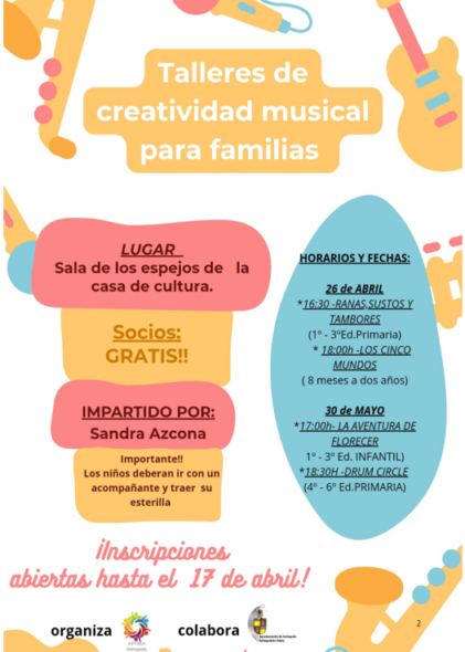 Taller de creatividad musical