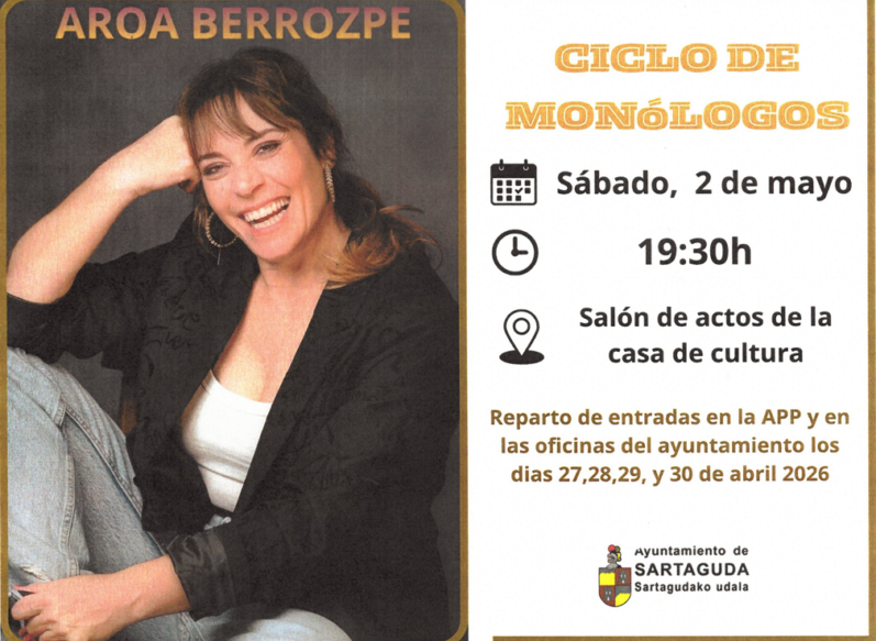 Ciclo monologo Aroa Berrozpe