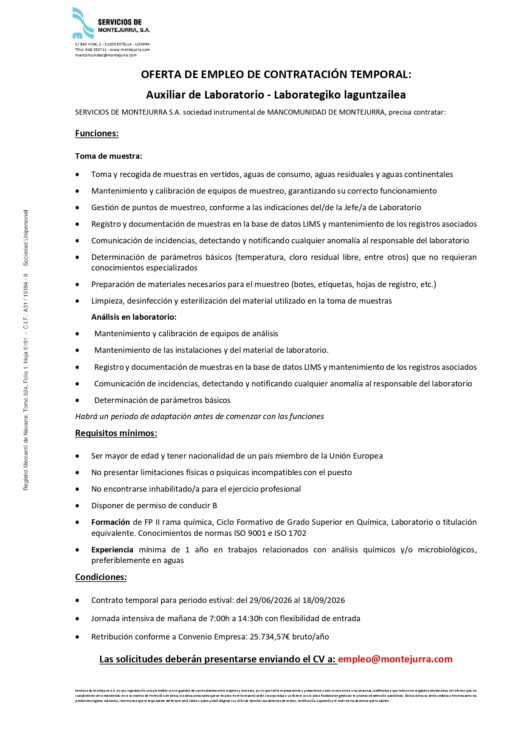 Oferta de empleo temporal - Analista de laboratorio_page-0001 Oferta de empleo temporal - Analista de laboratorio_page-0001