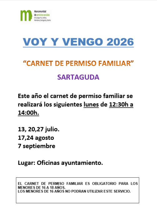Voy y vengo sartaguda