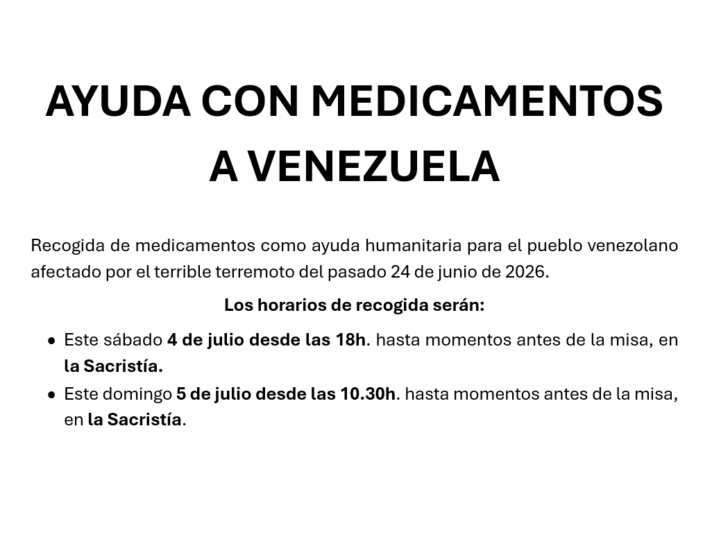 Ayuda con los medicamentos para Venezuela Ayuda con los medicamentos para Venezuela