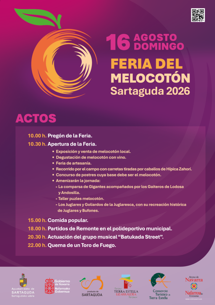 Cartel Feria del Melocotón 2026 correcto