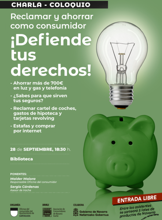 Charla reclama ahorra Charla reclama ahorra